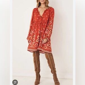 Joni tunic in campfire